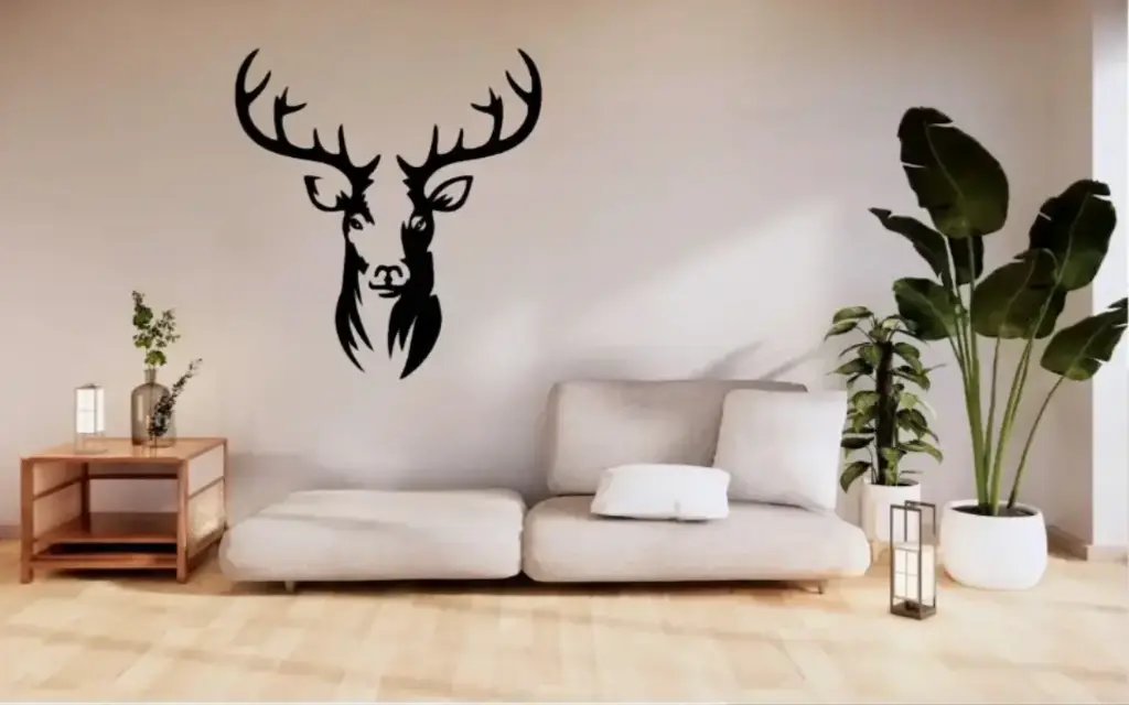 Tête Cerf - 2 pièces