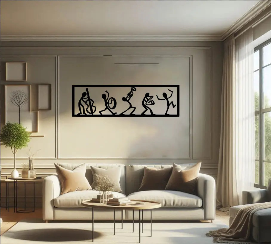 Bonshommes Musique (20 cm)