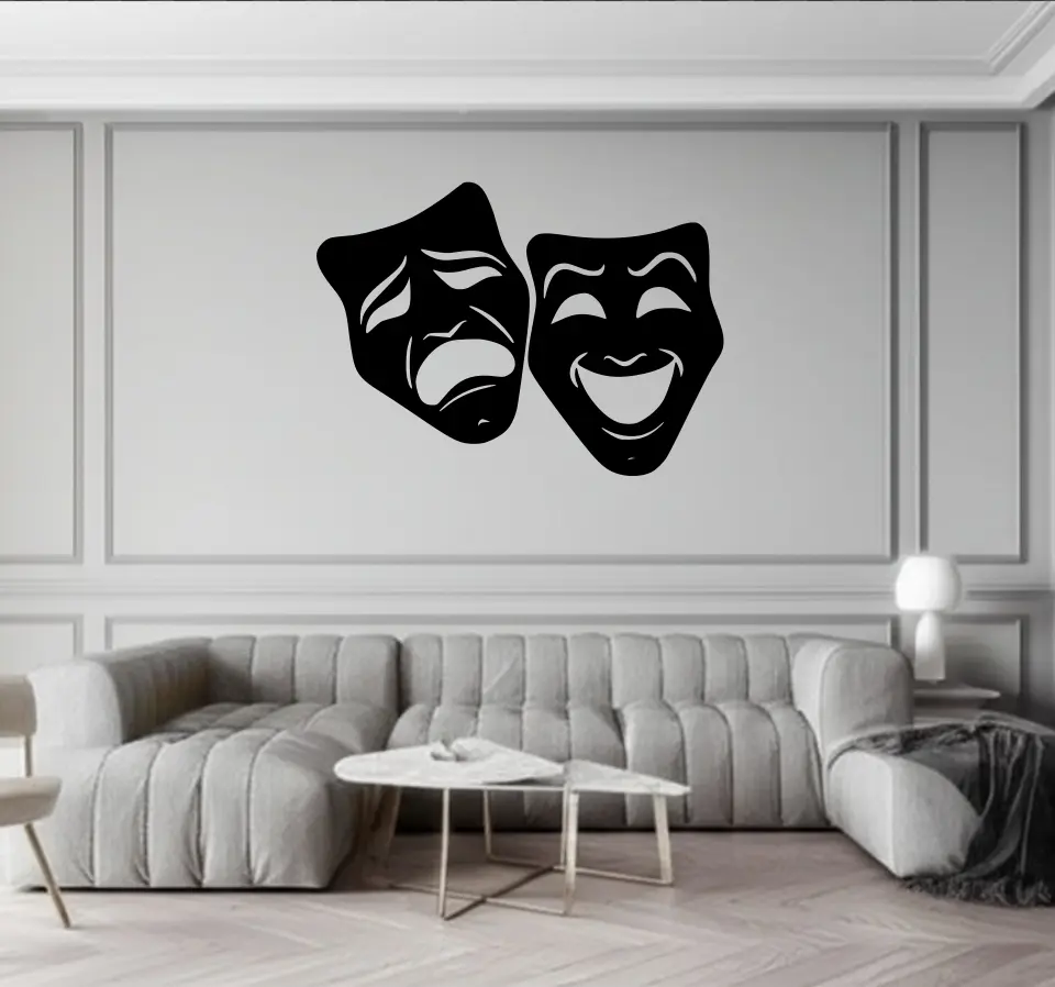 Masques de Théâtre (Mini - 20 cm)