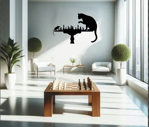 Le Chat et la Souris (Jeu d'Échecs)