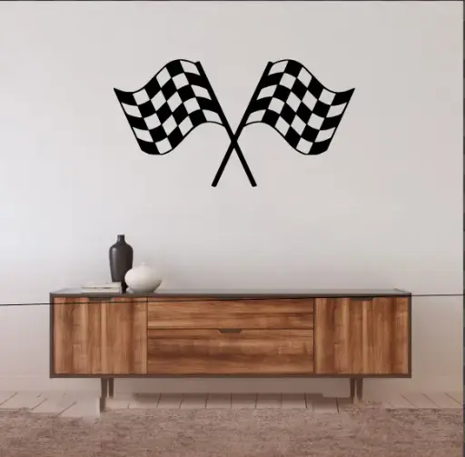Drapeaux à Damier